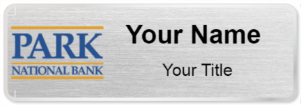 Custom name badges for Park National Bank
