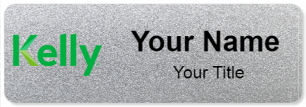 Custom name badges for Kelly Services