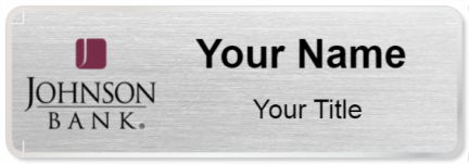 Custom name badges for Johnson Bank