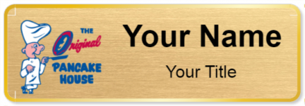 Custom name badges for The Original Pancake House
