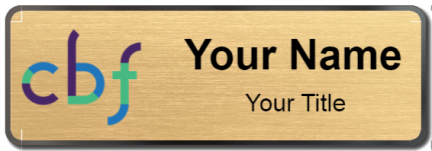 Custom name badges for Cooperative Baptist Fellowship