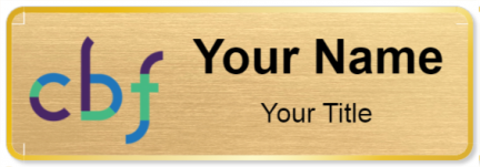 Custom name badges for Cooperative Baptist Fellowship