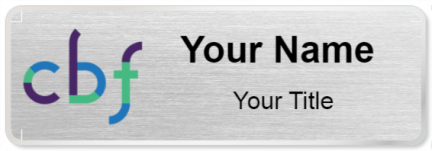 Custom name badges for Cooperative Baptist Fellowship