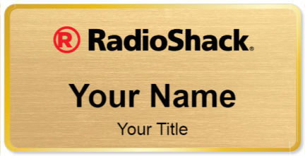 Custom name badges for Radioshack