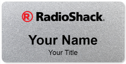 Custom name badges for Radioshack