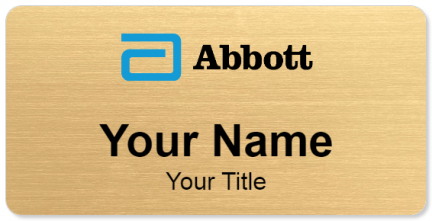 Custom name badges for Abbott Laboratories
