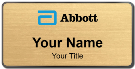 Custom name badges for Abbott Laboratories
