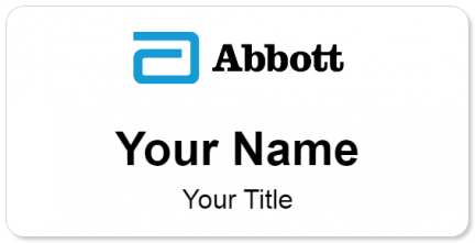 Custom name badges for Abbott Laboratories