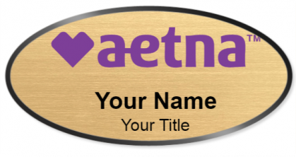 Custom name badges for Aetna