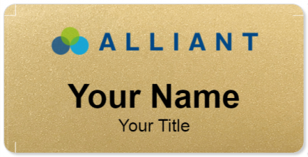 Custom name badges for Alliant Credit Union