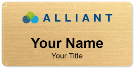Custom name badges for Alliant Credit Union