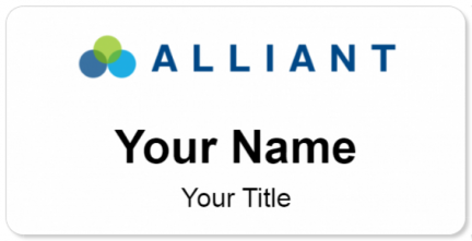 Custom name badges for Alliant Credit Union