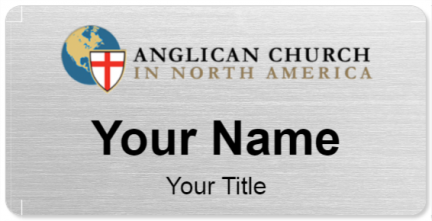 Custom name badges for Anglican Church in North America