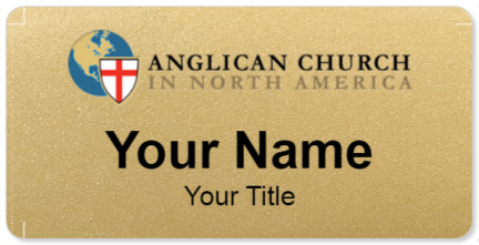 Custom name badges for Anglican Church in North America
