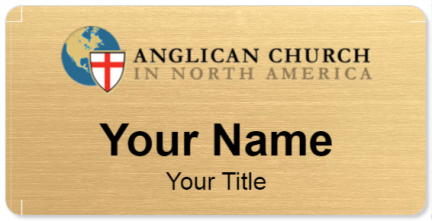 Custom name badges for Anglican Church in North America