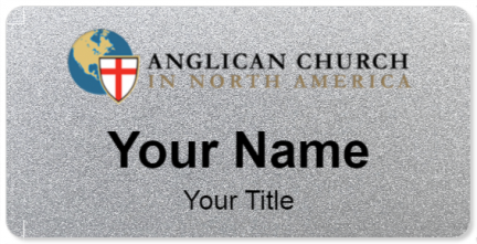 Custom name badges for Anglican Church in North America
