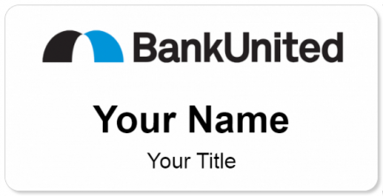 Custom name badges for Bank United
