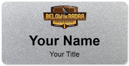 Custom name badges for Below the Radar Brewhouse