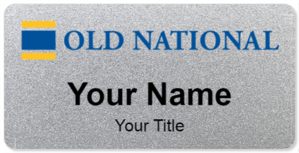 Custom name badges for Old National Bank