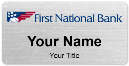 First National Bank Template Image