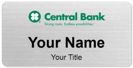 Custom name badges for Central Bank
