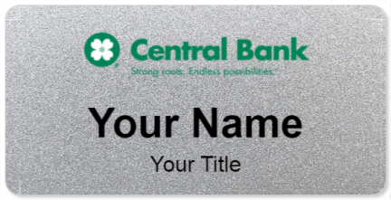 Custom name badges for Central Bank