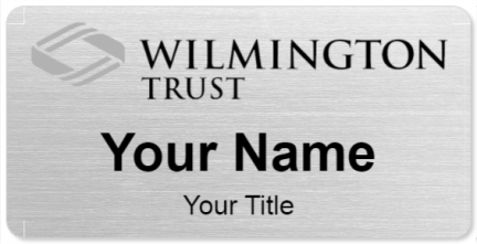 Custom name badges for Wilmington Trust