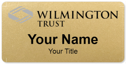 Custom name badges for Wilmington Trust