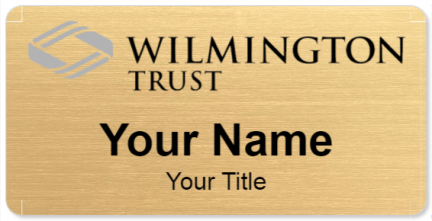 Custom name badges for Wilmington Trust