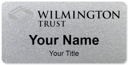 Custom name badges for Wilmington Trust