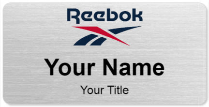 Custom name badges for Reebok