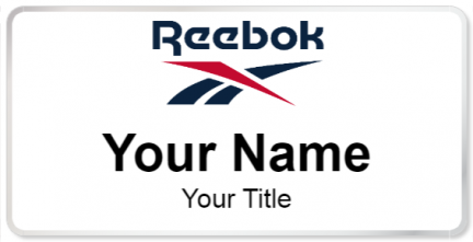 Custom name badges for Reebok