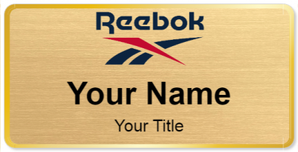 Custom name badges for Reebok
