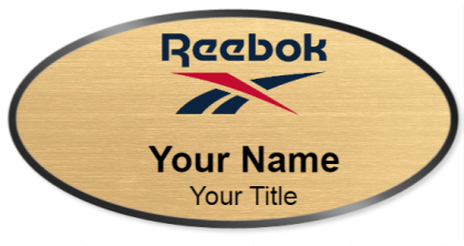 Custom name badges for Reebok