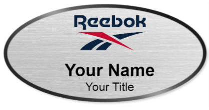 Custom name badges for Reebok