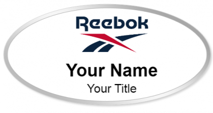Custom name badges for Reebok