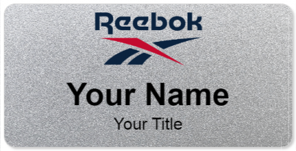Custom name badges for Reebok