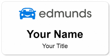 Custom name badges for edmunds