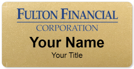 Custom name badges for Fulton Financial Corporation