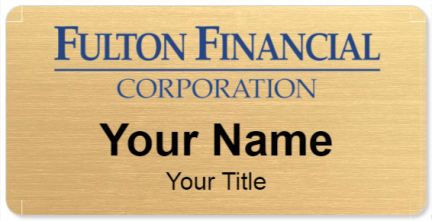 Custom name badges for Fulton Financial Corporation