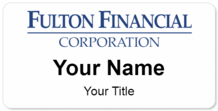 Custom name badges for Fulton Financial Corporation