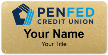 Custom name badges for Penfed Credit Union
