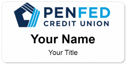 Custom name badges for Penfed Credit Union