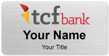 Custom name badges for TCF Bank