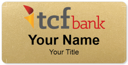 Custom name badges for TCF Bank