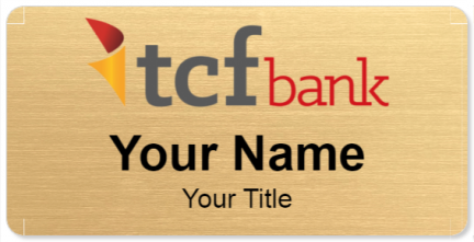 Custom name badges for TCF Bank