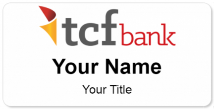 Custom name badges for TCF Bank