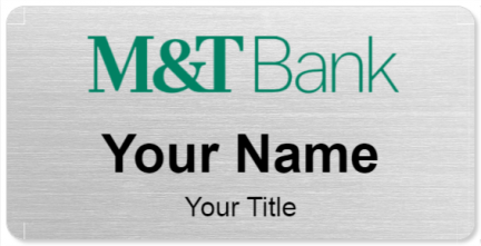 Custom name badges for M&T Bank