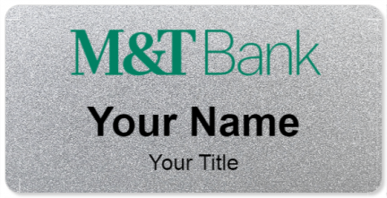 Custom name badges for M&T Bank