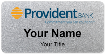 Custom name badges for Provident Bank of New Jersey